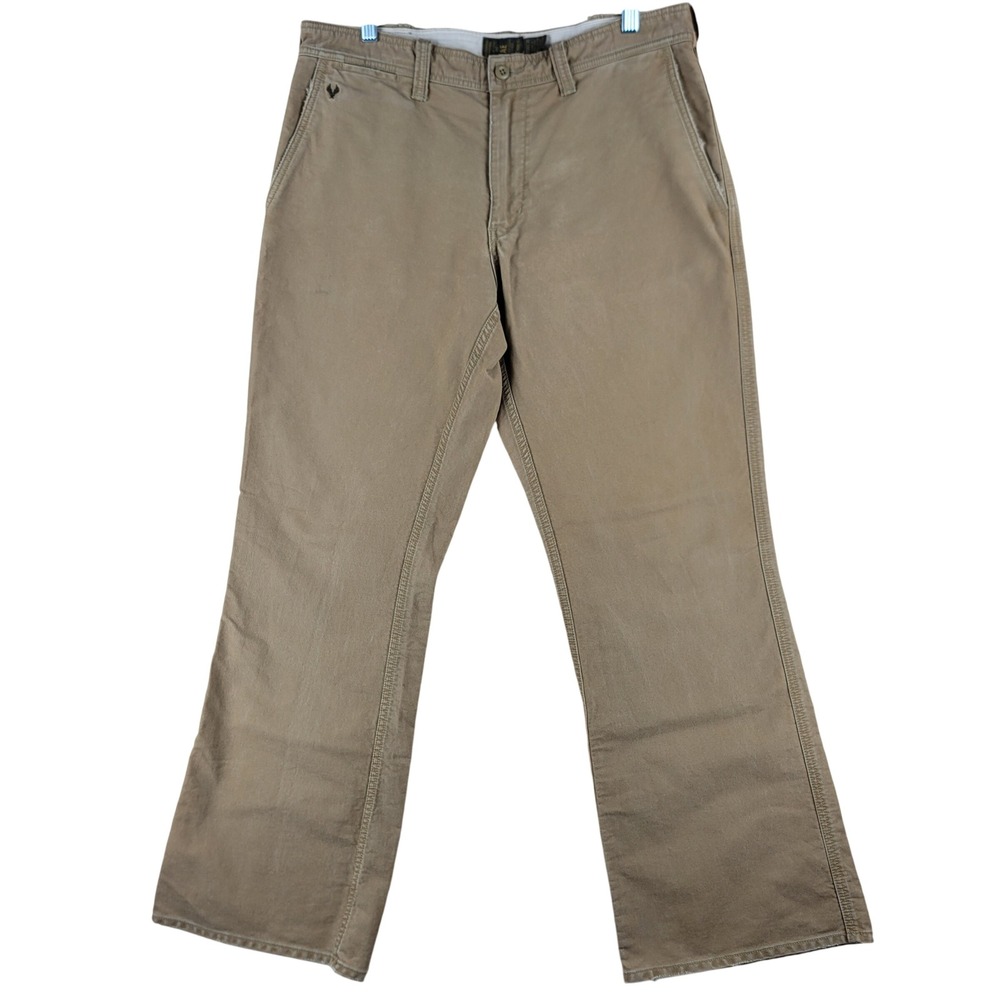 American Eagle Outfitters Pants Mens 34x31 Tan Canvas Military Vintage 90's